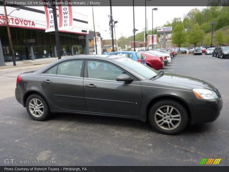 Stealth Gray Metallic / Ebony 2006 Pontiac G6 V6 Sedan