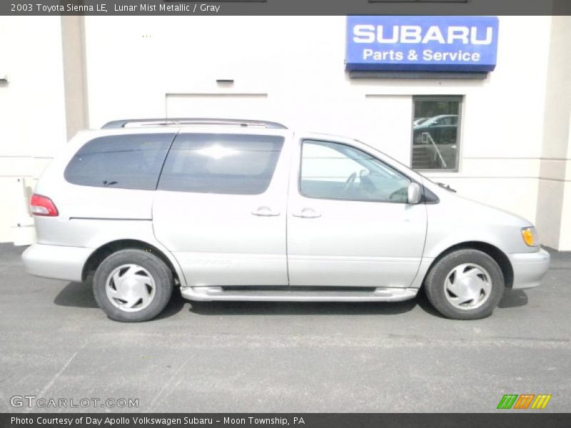 Lunar Mist Metallic / Gray 2003 Toyota Sienna LE