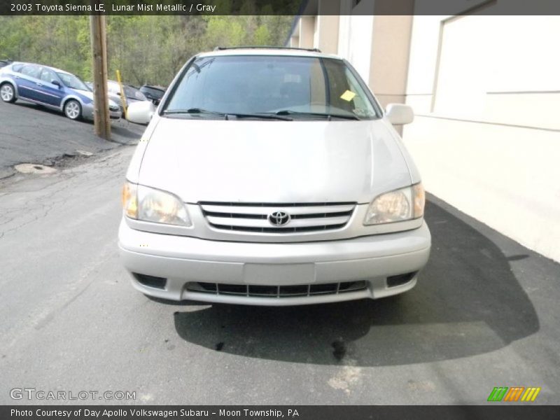 Lunar Mist Metallic / Gray 2003 Toyota Sienna LE
