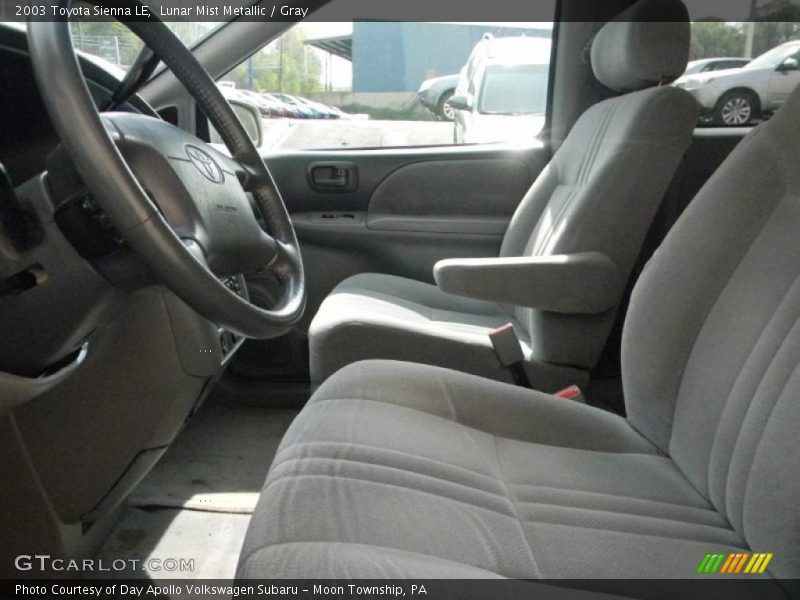 Lunar Mist Metallic / Gray 2003 Toyota Sienna LE