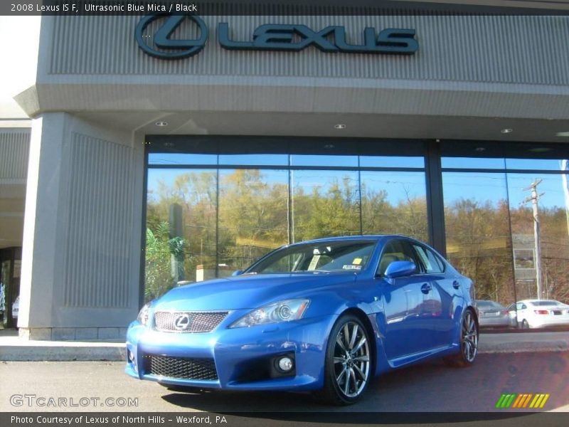 Ultrasonic Blue Mica / Black 2008 Lexus IS F