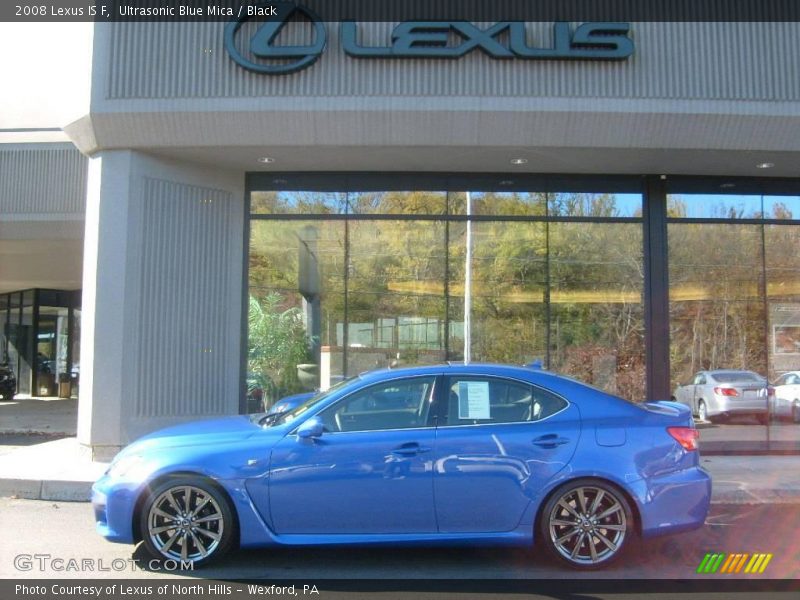 Ultrasonic Blue Mica / Black 2008 Lexus IS F