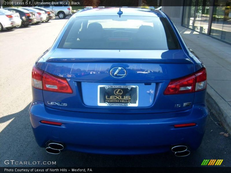 Ultrasonic Blue Mica / Black 2008 Lexus IS F