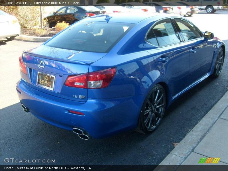 Ultrasonic Blue Mica / Black 2008 Lexus IS F