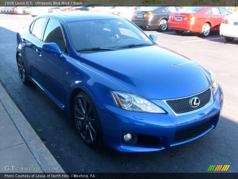 Ultrasonic Blue Mica / Black 2008 Lexus IS F