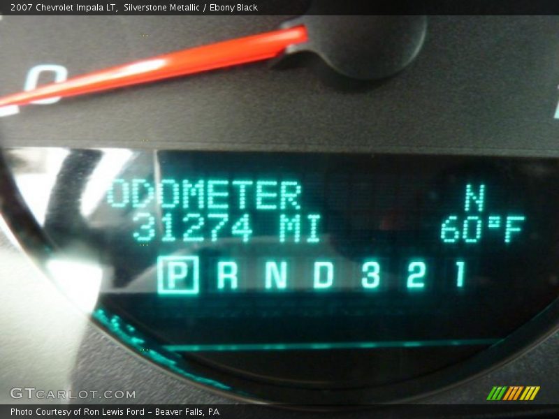 Silverstone Metallic / Ebony Black 2007 Chevrolet Impala LT