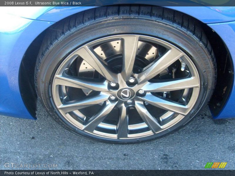 Ultrasonic Blue Mica / Black 2008 Lexus IS F