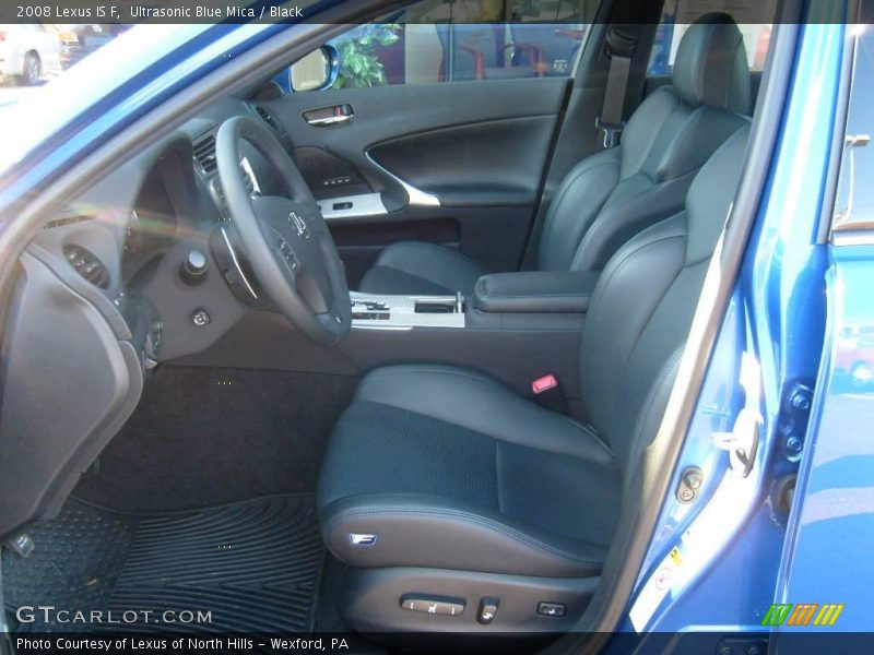 Ultrasonic Blue Mica / Black 2008 Lexus IS F