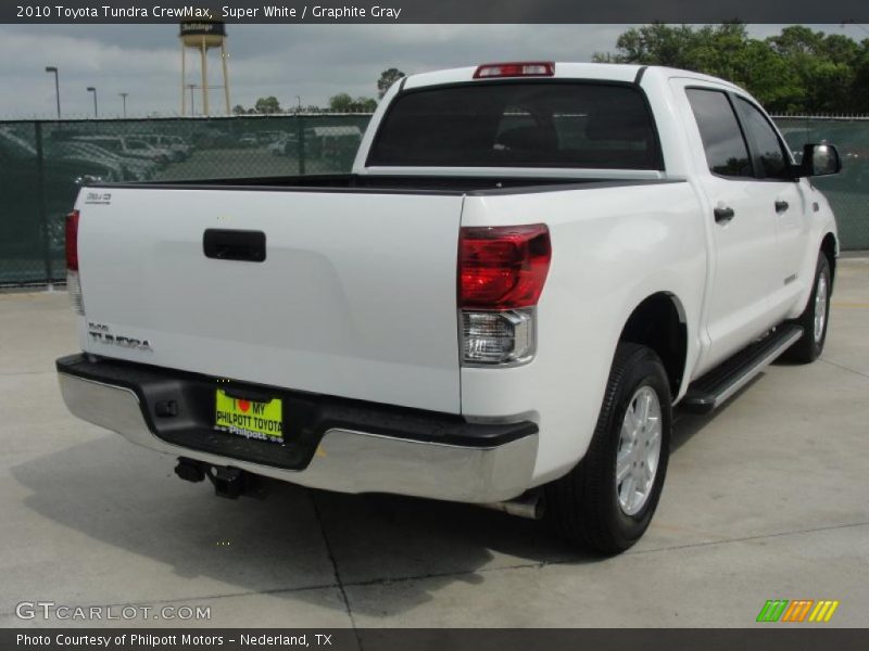 Super White / Graphite Gray 2010 Toyota Tundra CrewMax