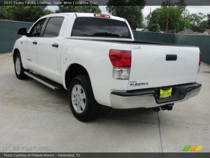 Super White / Graphite Gray 2010 Toyota Tundra CrewMax