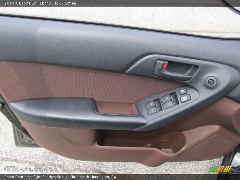 Ebony Black / Coffee 2010 Kia Forte EX