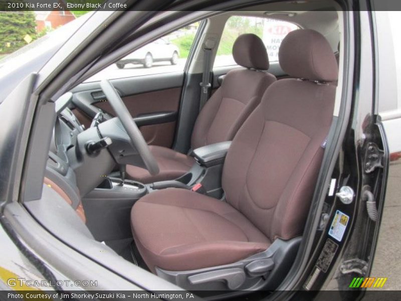 Ebony Black / Coffee 2010 Kia Forte EX