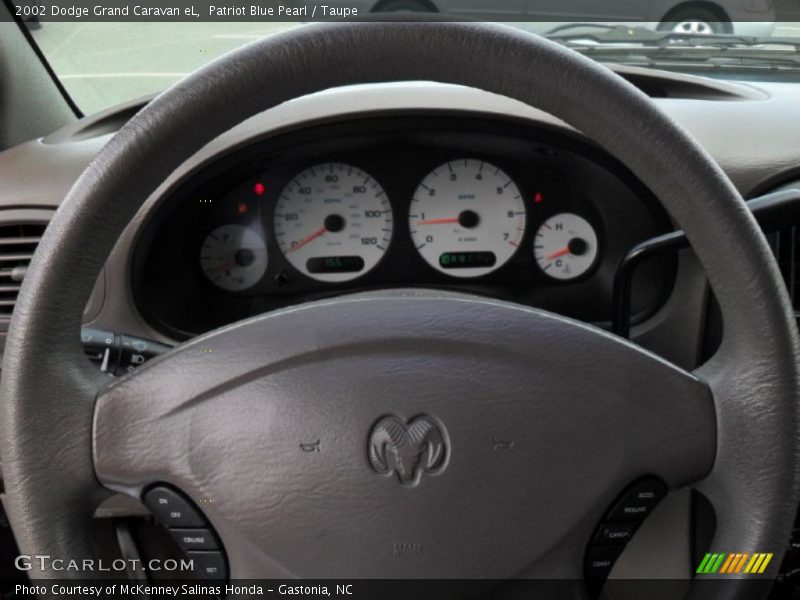 Patriot Blue Pearl / Taupe 2002 Dodge Grand Caravan eL
