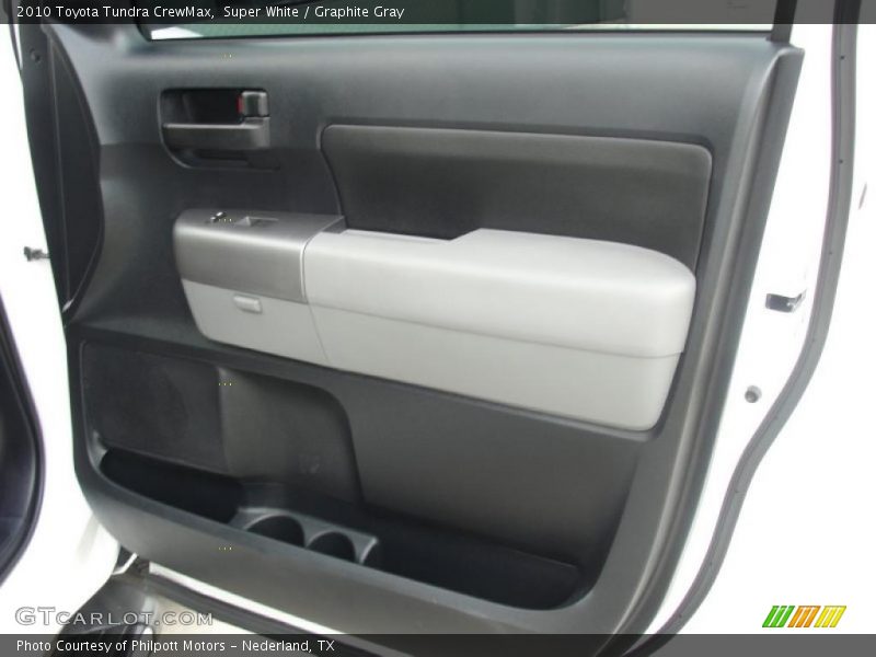 Super White / Graphite Gray 2010 Toyota Tundra CrewMax
