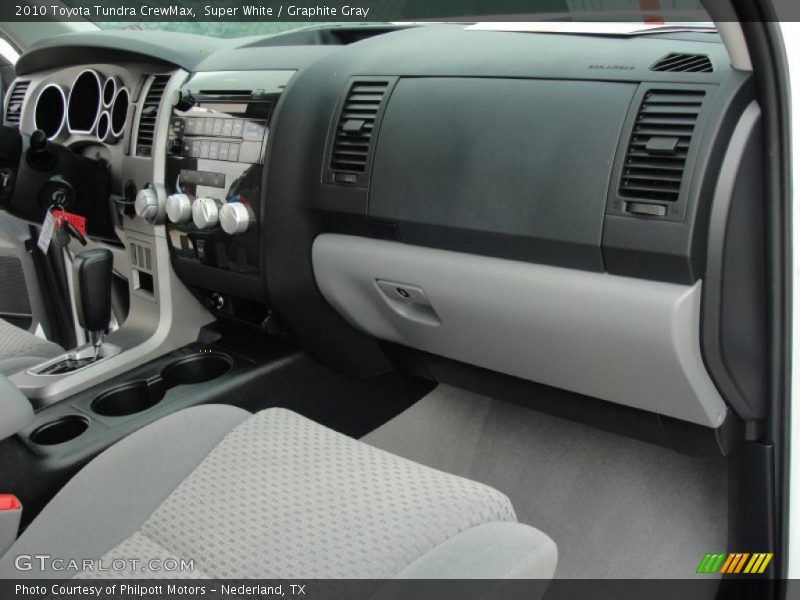 Super White / Graphite Gray 2010 Toyota Tundra CrewMax