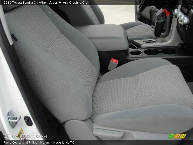 Super White / Graphite Gray 2010 Toyota Tundra CrewMax