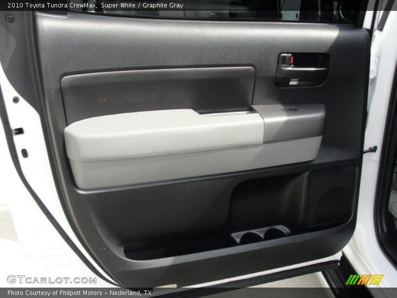 Super White / Graphite Gray 2010 Toyota Tundra CrewMax