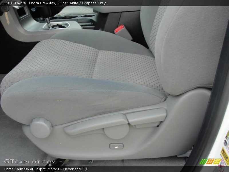 Super White / Graphite Gray 2010 Toyota Tundra CrewMax