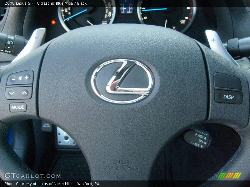Ultrasonic Blue Mica / Black 2008 Lexus IS F