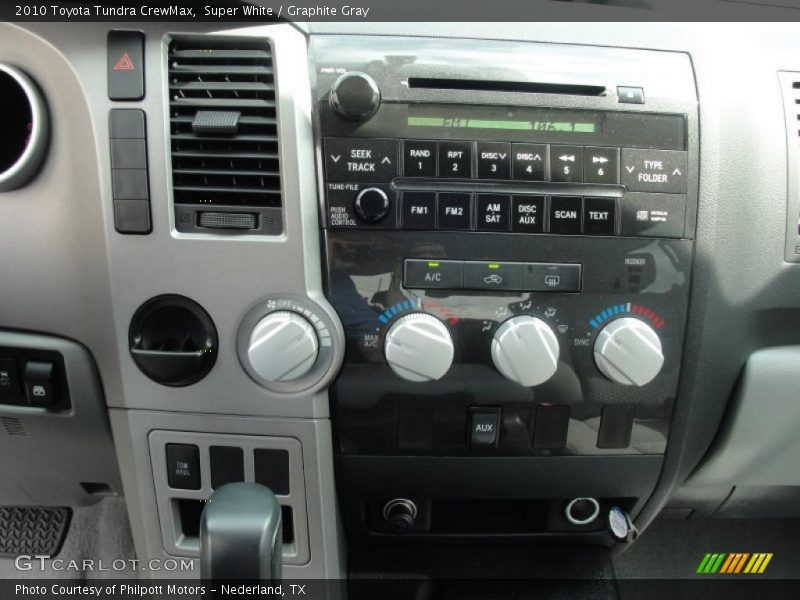 Super White / Graphite Gray 2010 Toyota Tundra CrewMax