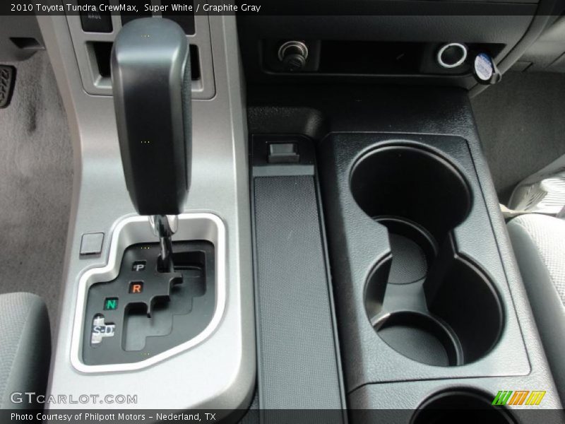Super White / Graphite Gray 2010 Toyota Tundra CrewMax