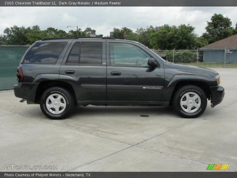 Dark Gray Metallic / Medium Pewter 2003 Chevrolet TrailBlazer LS