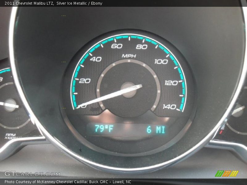 Silver Ice Metallic / Ebony 2011 Chevrolet Malibu LTZ