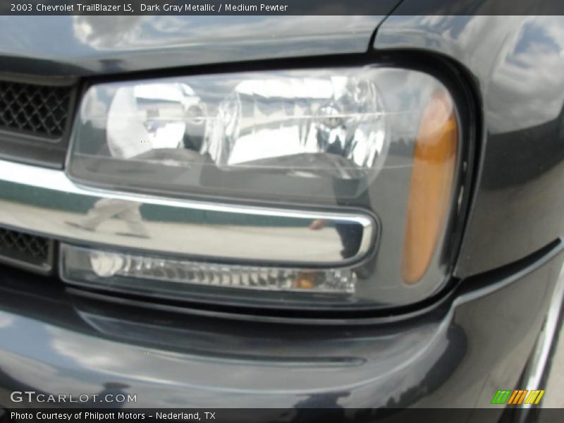 Dark Gray Metallic / Medium Pewter 2003 Chevrolet TrailBlazer LS