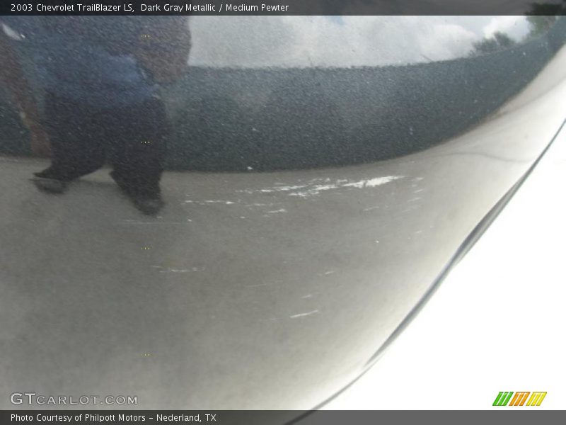 Dark Gray Metallic / Medium Pewter 2003 Chevrolet TrailBlazer LS