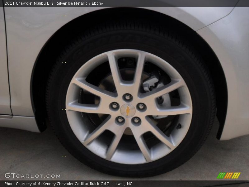 Silver Ice Metallic / Ebony 2011 Chevrolet Malibu LTZ