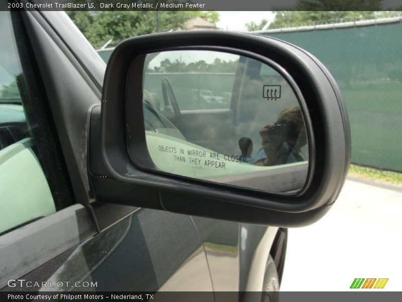 Dark Gray Metallic / Medium Pewter 2003 Chevrolet TrailBlazer LS