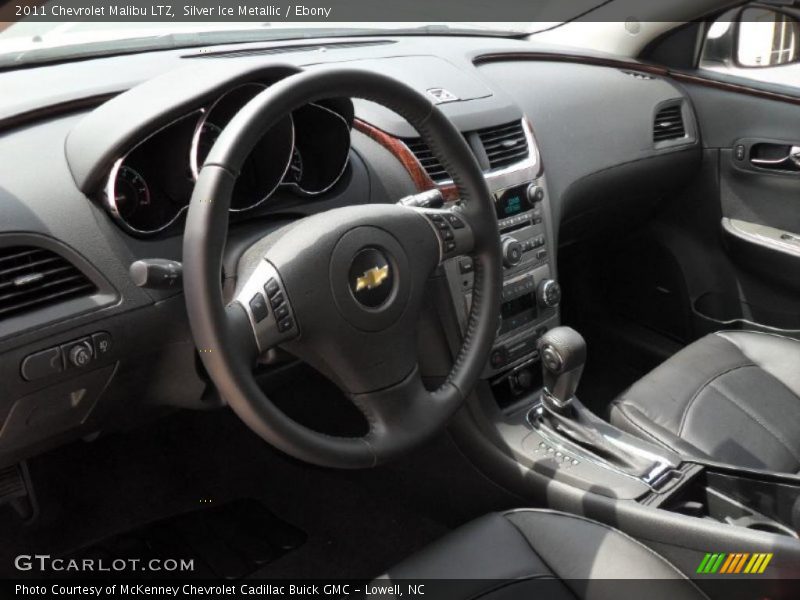 Silver Ice Metallic / Ebony 2011 Chevrolet Malibu LTZ