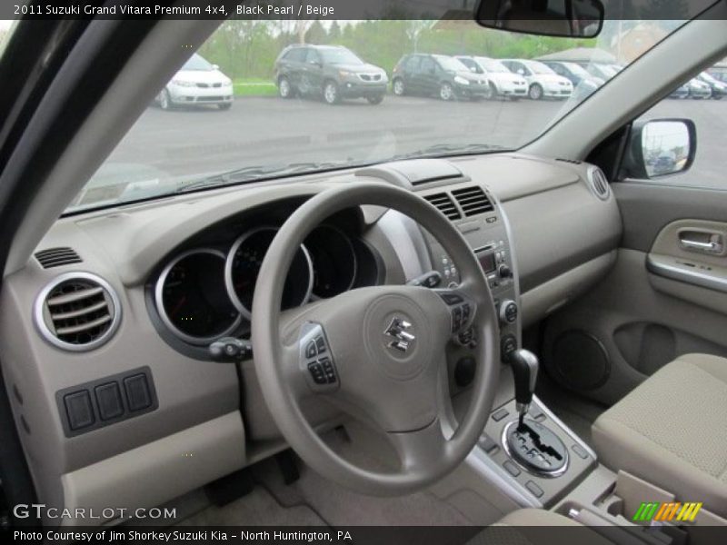 Black Pearl / Beige 2011 Suzuki Grand Vitara Premium 4x4