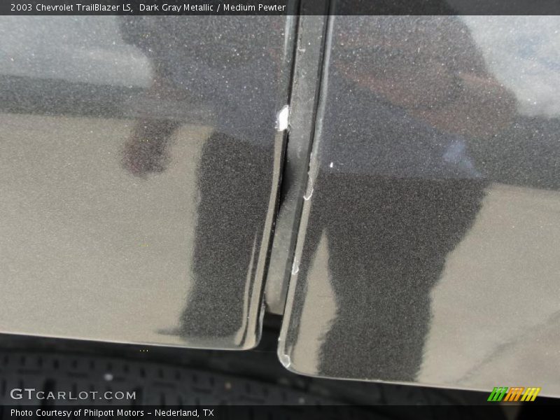 Dark Gray Metallic / Medium Pewter 2003 Chevrolet TrailBlazer LS