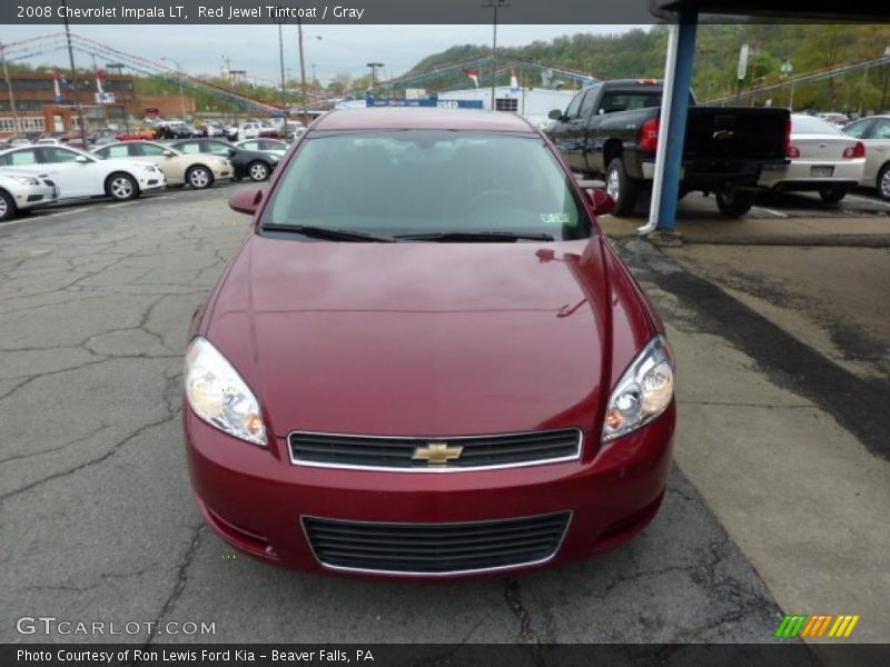 Red Jewel Tintcoat / Gray 2008 Chevrolet Impala LT