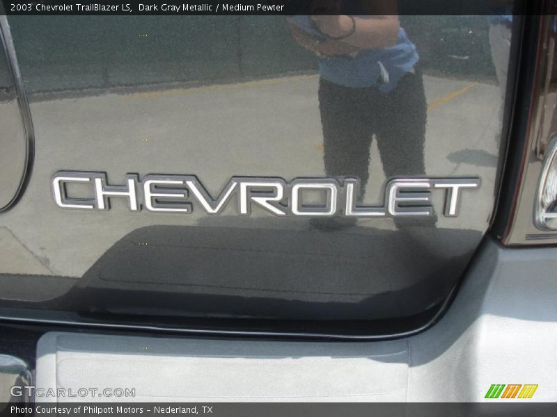 Dark Gray Metallic / Medium Pewter 2003 Chevrolet TrailBlazer LS