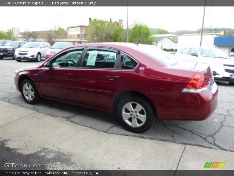 Red Jewel Tintcoat / Gray 2008 Chevrolet Impala LT