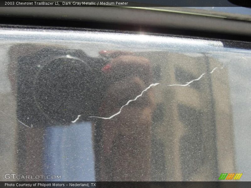 Dark Gray Metallic / Medium Pewter 2003 Chevrolet TrailBlazer LS
