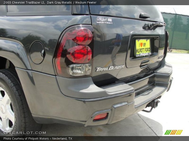 Dark Gray Metallic / Medium Pewter 2003 Chevrolet TrailBlazer LS