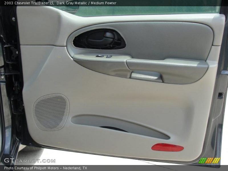Dark Gray Metallic / Medium Pewter 2003 Chevrolet TrailBlazer LS