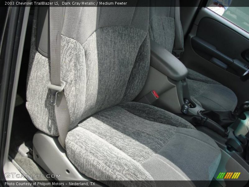 Dark Gray Metallic / Medium Pewter 2003 Chevrolet TrailBlazer LS