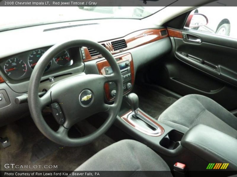 Red Jewel Tintcoat / Gray 2008 Chevrolet Impala LT