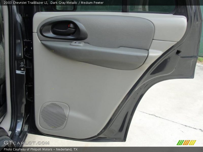 Dark Gray Metallic / Medium Pewter 2003 Chevrolet TrailBlazer LS