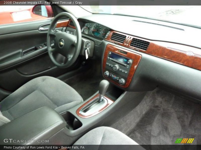 Red Jewel Tintcoat / Gray 2008 Chevrolet Impala LT
