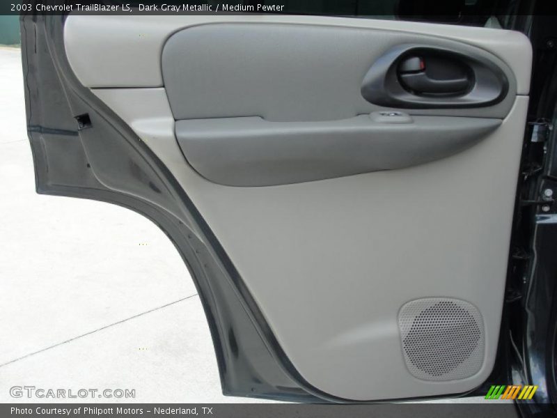 Dark Gray Metallic / Medium Pewter 2003 Chevrolet TrailBlazer LS