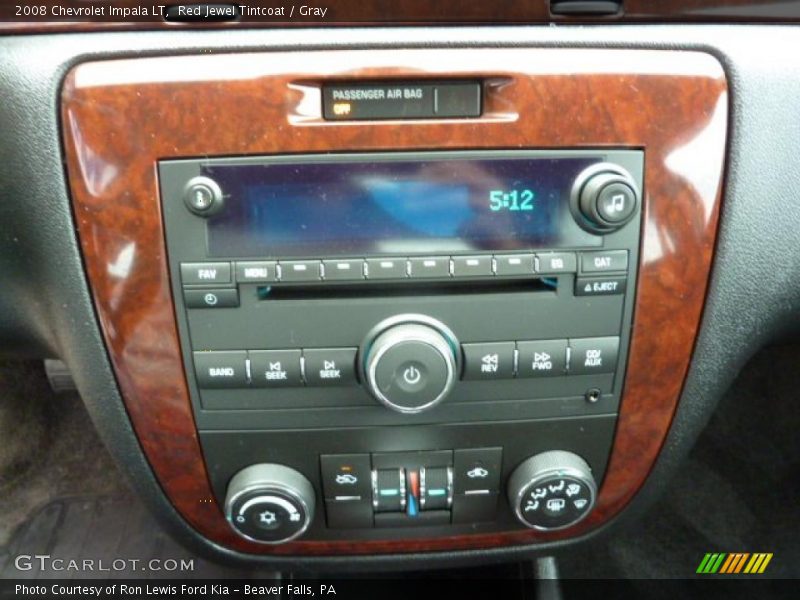 Red Jewel Tintcoat / Gray 2008 Chevrolet Impala LT