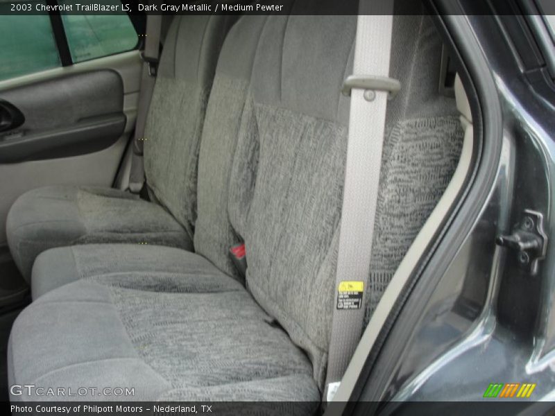 Dark Gray Metallic / Medium Pewter 2003 Chevrolet TrailBlazer LS