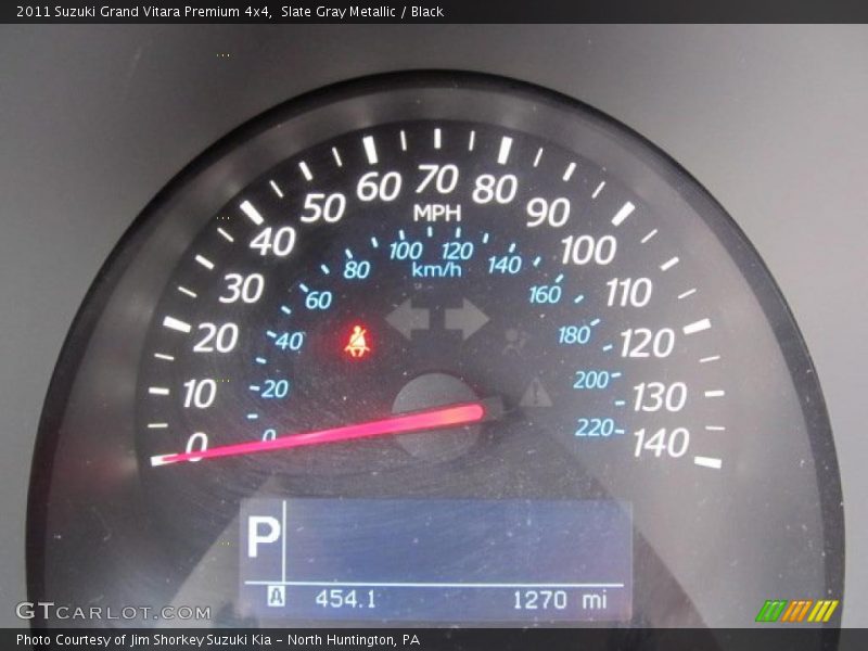 Slate Gray Metallic / Black 2011 Suzuki Grand Vitara Premium 4x4