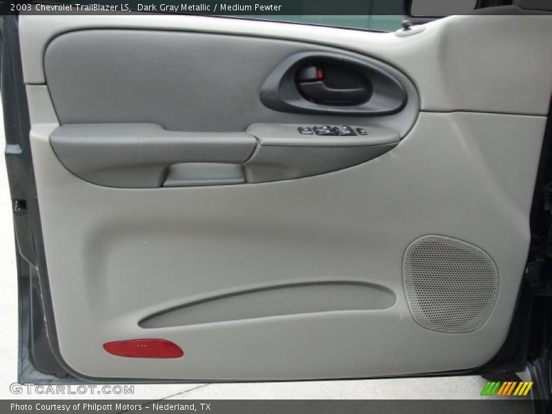 Dark Gray Metallic / Medium Pewter 2003 Chevrolet TrailBlazer LS