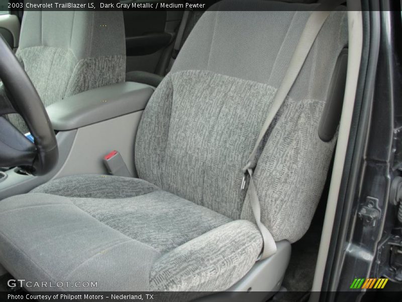 Dark Gray Metallic / Medium Pewter 2003 Chevrolet TrailBlazer LS